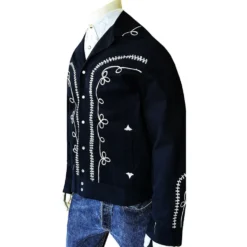 Rockmount - Veste Western Bolero - Noir & Blanc