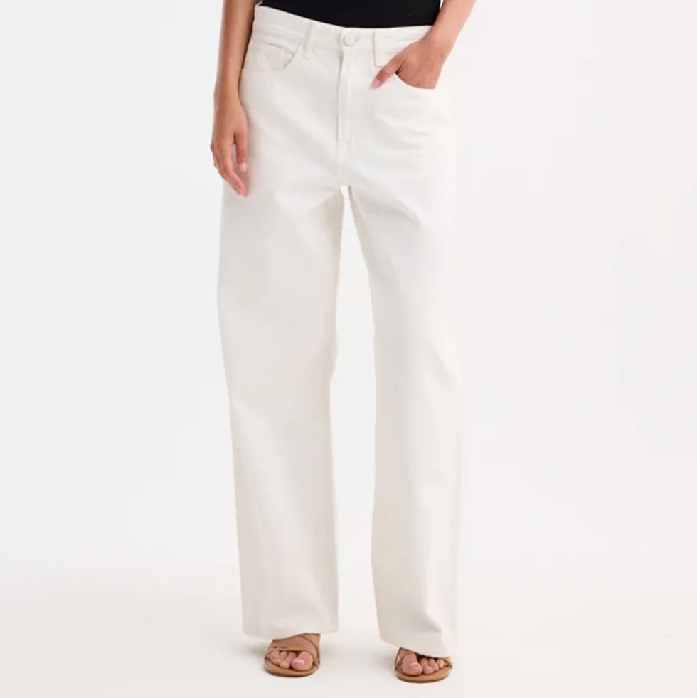 Rohe - Jeans Baggy Fit Denim - Blanc Optic