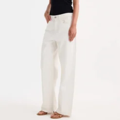 Rohe - Jeans Baggy Fit Denim - Blanc Optic