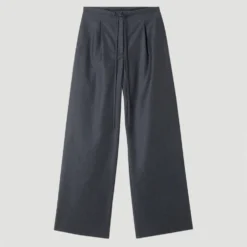 Rohe - Pantalon Décontracté Laine - Gris Foncé