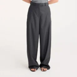 Rohe - Pantalon Large - Gris foncé