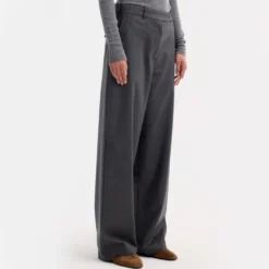 Rohe - Pantalon Large - Gris foncé