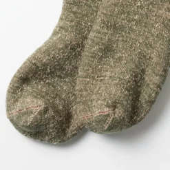 Rototo - Chaussettes double face - Vert/Marron