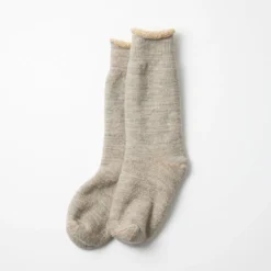 Rototo - Chaussettes double face - Gris/Marron