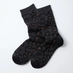 Rototo - Chaussettes Léopard - Charbon
