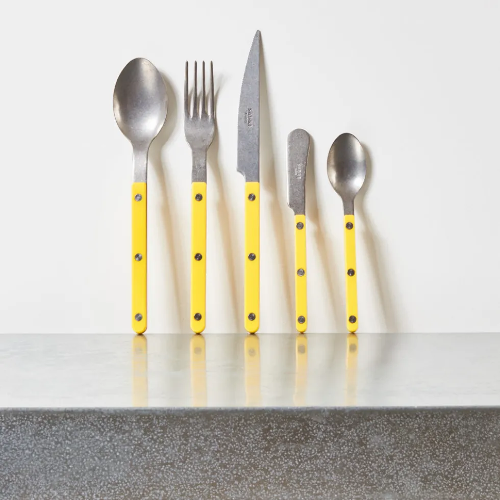 Sabre - Cuillère à café Bistrot - Jaune