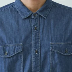 Sage de Cret - Chemise Travail Denim - Bleu