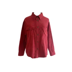Sarahwear - Chemise Ranch en velours côtelé – Rouge