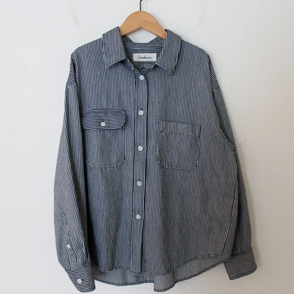 Sarahwear - Chemise Ranch Hickory - Indigo Ecru