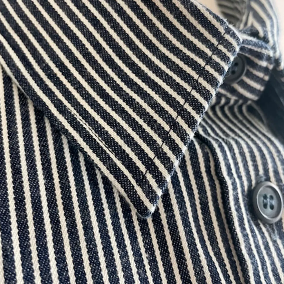 Sarahwear - Chemise Ranch Hickory - Indigo Ecru