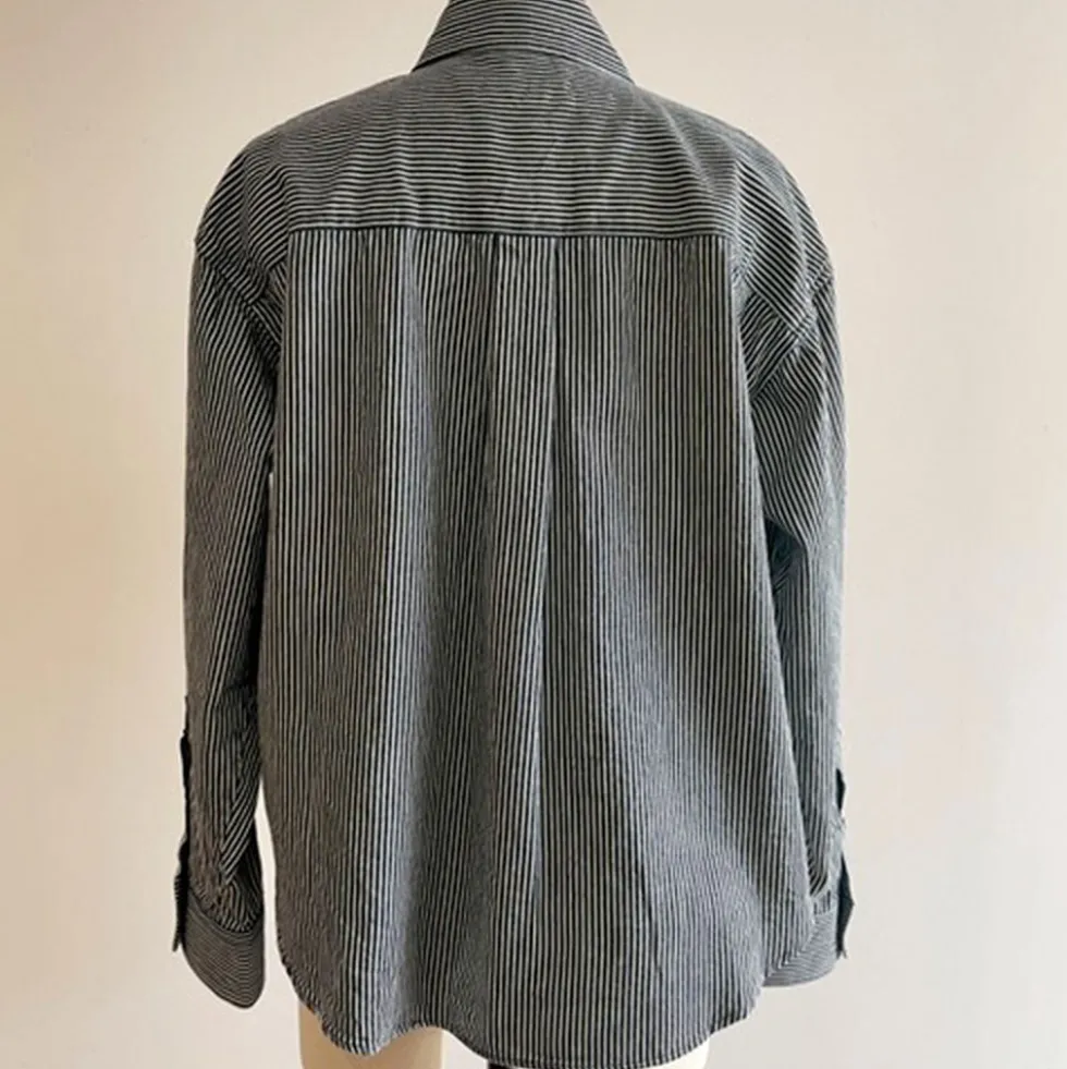 Sarahwear - Chemise Ranch Hickory - Indigo Ecru