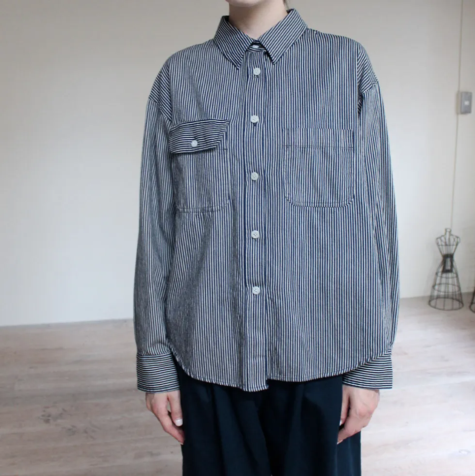 Sarahwear - Chemise Ranch Hickory - Indigo Ecru