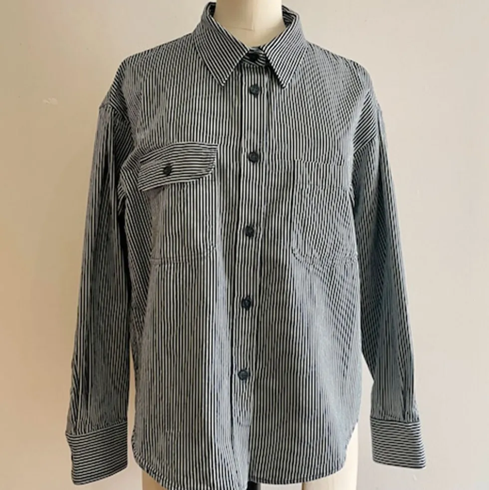 Sarahwear - Chemise Ranch Hickory - Indigo Ecru
