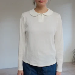 Sarahwear - T-shirt Double Gaze - Blanc
