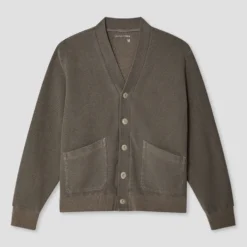 Save Khaki United - Cardigan Terry - Mocha