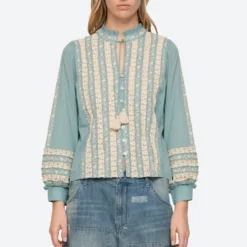 Sea NY - Blouse Kristen - Bleu Ciel