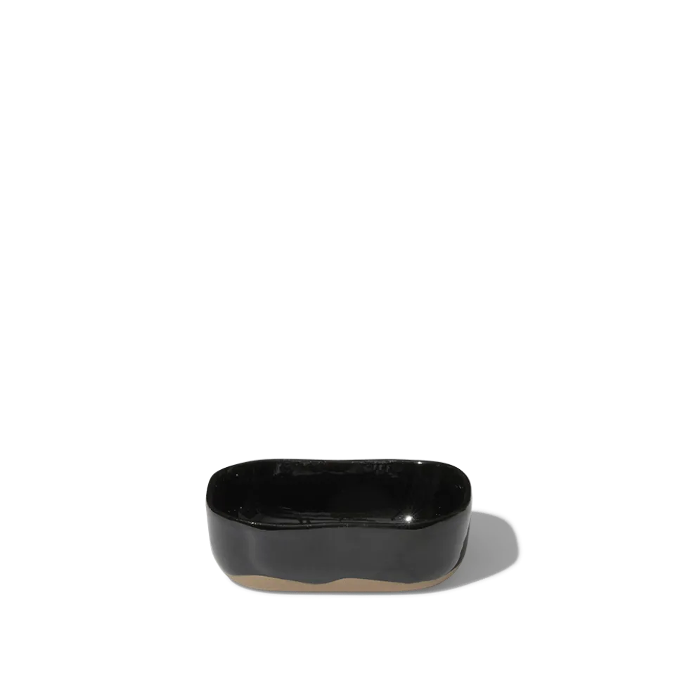 Serax - Assiette creuse en grès n°6 - Noir d'Encre