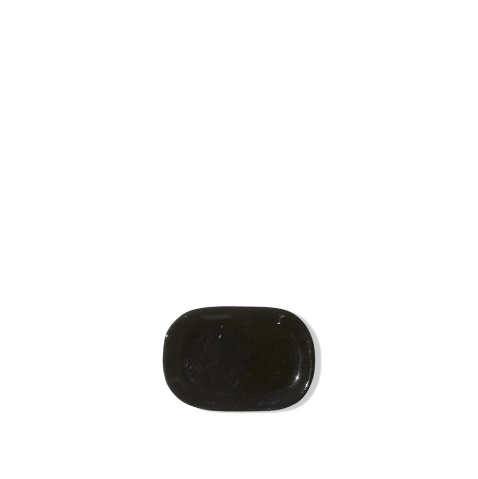 Serax - Assiette plate en grès n°4 - Noir d'Encre