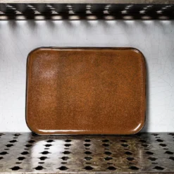 Serax - Assiette plate en grès n°1 - Ocre