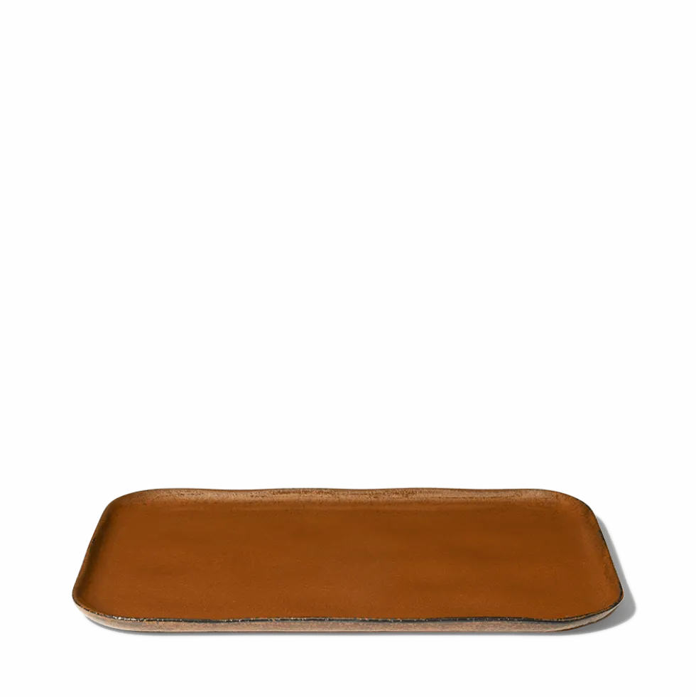 Serax - Assiette plate en grès n°1 - Ocre