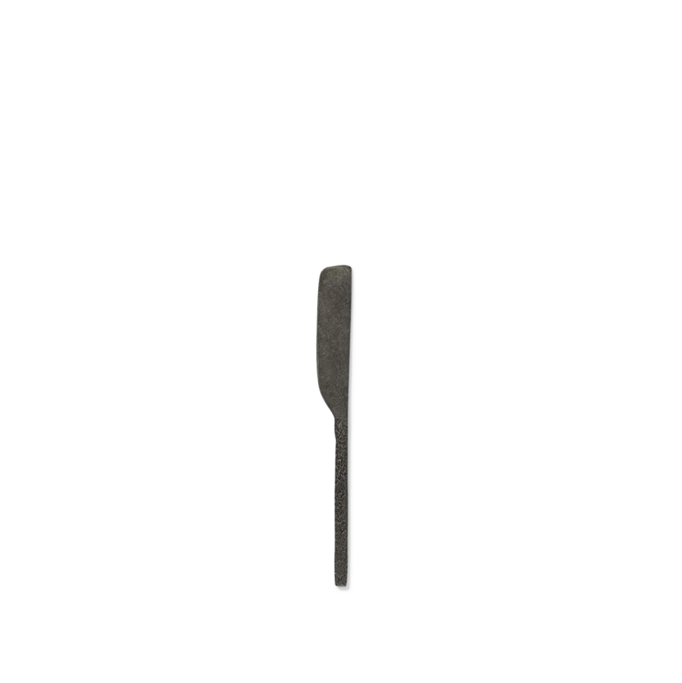 Serax - Couteau en métal martelé - Anthracite - La Nouvelle Table