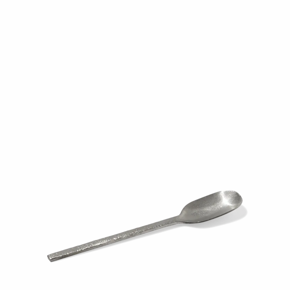 Serax - Cuillère en métal martelé - Anthracite - La Nouvelle Table