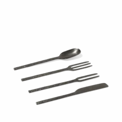 Serax - Fourche en métal martelé - Anthracite - La Nouvelle Table