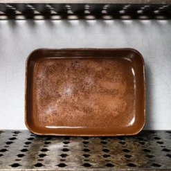 Serax - Plat en grès n°10 - Ocre