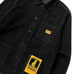 Service Works - Chemise Travail Velours - Noir