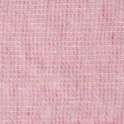 Serviette de bain en lin - Nid d'abeille - Rose Granité