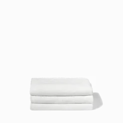 Serviette de bain en lin - Nid d'abeille - Blanc Optique