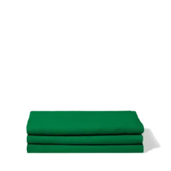 Serviette de bain en lin - Nid d'abeille - Vert Potager