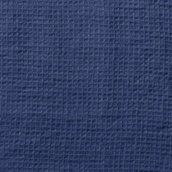 Serviette de bain en lin - Nid d'abeille - Bleu Pacifique