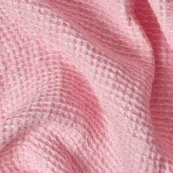Serviette de bain en lin - Waffle - Rose Granité