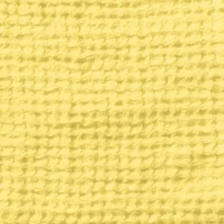 Serviette de bain en lin - Waffle - Jaune Citronnade