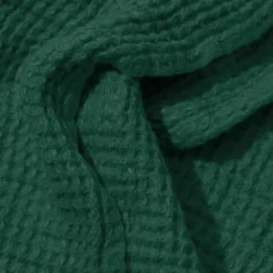 Serviette de bain en lin - Waffle - Vert Séquoia