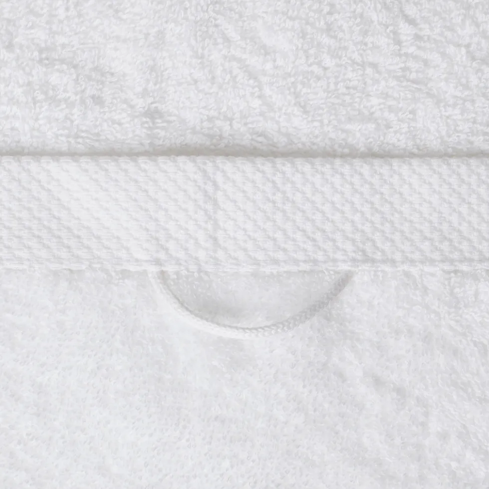 Serviette de bain en éponge - Blanc Brume