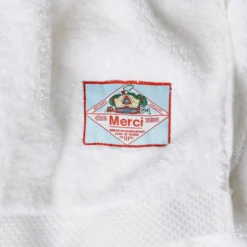 Serviette de bain en éponge - Blanc Brume