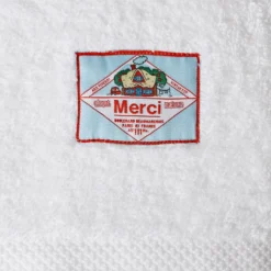 Serviette de bain en éponge - Blanc Brume