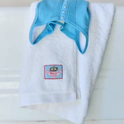 Serviette de bain en éponge - Blanc Brume