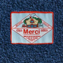 Serviette de bain en éponge - Bleu Nuit