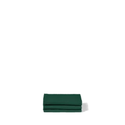 Serviette de bain invité en lin - Vert Séquoia