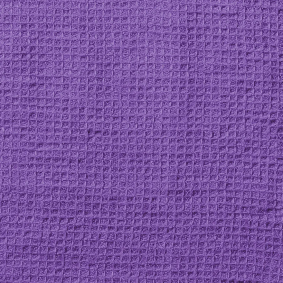 Serviette de bain invité en lin - Violet Orage