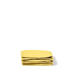 Serviette de table en lin lavé - Jaune Citronnade