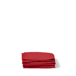 Serviette de table en lin lavé - Rouge Vermillon