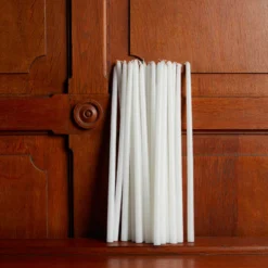 Set de 25 bougies fines - Blanc