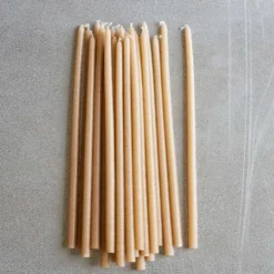 Set de 25 bougies fines - Lin