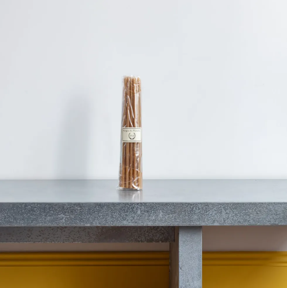 Set de 25 bougies fines - Marron