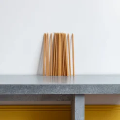 Set de 25 bougies fines - Marron