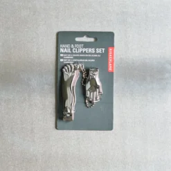 Set de 2 coupe-ongles pour mains et pieds - Argenté